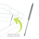 Kit 2 Pistão Mola Gás Para Cama De Casal Box Baú 784n/80kgf - UN / 2