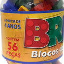 Brinquedo Para Montar Bricks Blocos Montagem 56 Peças