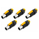 Plug Spk 4 Polos Metal Corpo Preto Amarelo 05 Un Storm