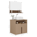 Kit Banheiro Harmonia Fendi Carvalho