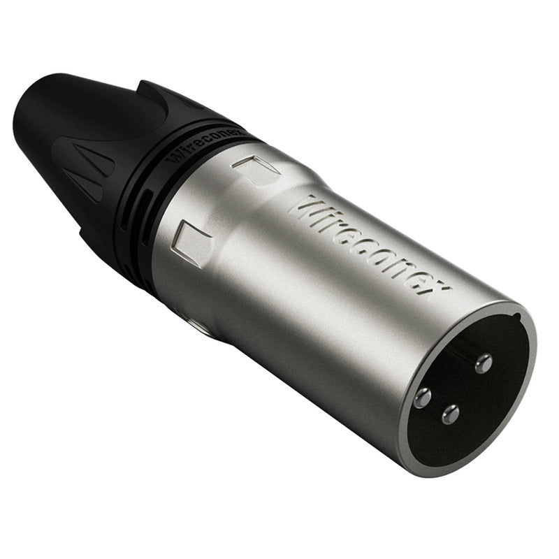 Conector Xlr Macho Wc 1013 Ml Bk Ni 3p Cabo Wireconex 05 Unidades