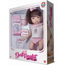 Boneca Realista Small Cabelos Castanhos 37,5cm