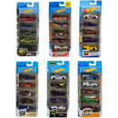 Hot Wheels Die-cast Pack Com 5 Carrinhos