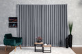 Cortina Microfibra Com Voil 6,00x2,30 Para Trilho Suíço
