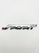 Emblema Sport Metal Adesivo 3d Cromado Carro Moto Tuning