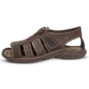 Sandália Papete Masculina De Couro Café - DCB0980LTCFE