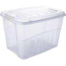 Caixa Plástica Multiuso Grand Box Alta Incolor 78l