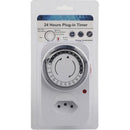 Timer Temporizador Analógico 10a 2p+t Com Aterramento
