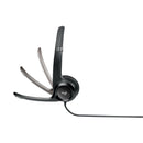 Headset Logitech H390 Preto Estéreo USB - 981-000014