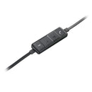 Headset Logitech H650e Estéreo com Conexão USB para Videoconferência - 981-000518