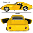 Carrinho De Ferro Miniatura Ferrari 250 Gto Abre Porta Metal