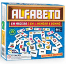 Brinquedo Pedagógico De Madeira Alfabeto 2 Em 1