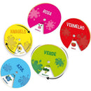 Jogo Educativo Gira Gira Das Cores Com 5 Roletas Coloridas