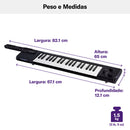 Teclado Portátil 37 Teclas Keytar Sonogenic Shs 500 B Preto Yamaha