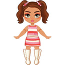 Barbie Stickee Style Boneca Vinil C/stickers (s)