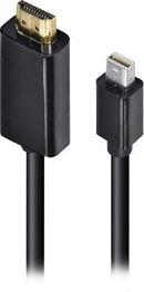 Cabo Mini Displayport 1.1 Para Hdmi 1.4v - 2 Metros - Hmdp-2