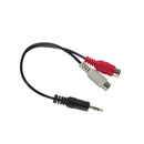 CABO DE AUDIO EVUS C-094 P2 MACHO PARA 2 RCA FEMEA EM Y 15CM