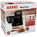 Batedeira Arno Mini Chef HM11 400W Preta 220v