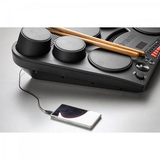 Bateria Eletrônica Yamaha DD-75 Com Fonte Preto