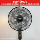Ventilador Coluna Arno Essential 6 Pás 40cm 140W Preto/Cinza 220V VD2C