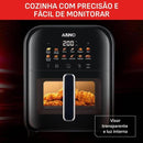 Fritadeira Air Fryer Arno Easy Fry Turbo 6L Preta AFI6 127V
