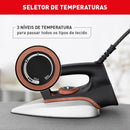 Ferro a Seco Arno Drygliss FS31 1200W Preto/Terracota 220V