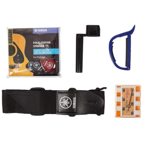 Kit de Violão Acústico Yamaha F310P TBS + Capa + Acessórios