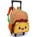Mochila Infantil Com Rodinha Animais Menino 33cm Sortido