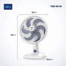 Ventilador De Mesa Super Power 220v 30cm Branco
