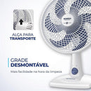 Ventilador De Mesa Super Power 30cm 127v Branco