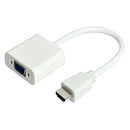 Conversor Hdmi Para Vga Com Audio Branco Storm