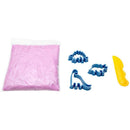 Massa Areia Roxa Dino 300g Com Acessórios Divertidos Kit Sensorial