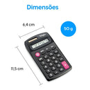 Calculadora De Bolso 8 Digitos Solar Cb-1485 Elgin