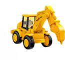 Trator Engineering Display Com 12 Caminhões De Construção