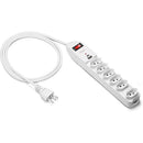 Filtro De Linha Com 6 Tomadas + Usb Tipo A/c 10a