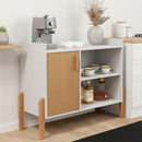 Aparador Buffet Cantinho Café 1 Porta Off White Cedro