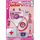 Brincando De Profissões Kit Médico Nurse Set Com 10 Peças