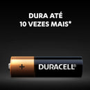 2 Pilhas Alcalinas Aaa Palito Duracell