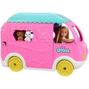 Barbie Family Chelsea Trailer De Camping 2 Em 1
