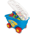 Brinquedo Para Montar Playcar Blocos 48 Peças Grande
