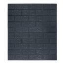 PLACA DECORATIVA 3D 70X77CM PRETA