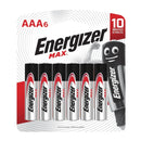 Pilhas Alcalinas Max Aaa 6 Unidades Energizer