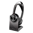Headset HP Poly Voyager Focus 2 USB-A/C com Base para Microsoft Teams - 9T9J6AA