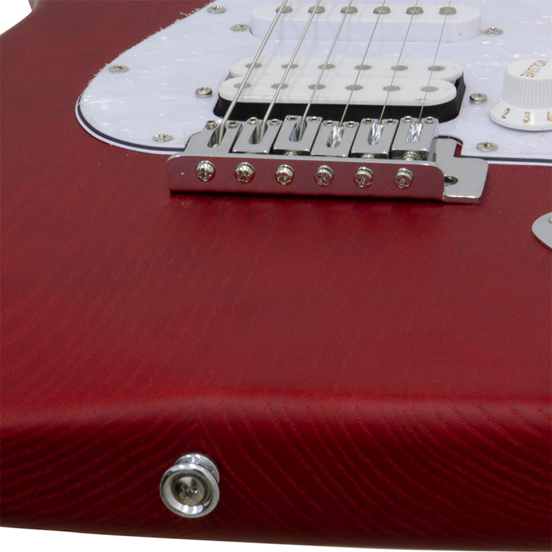 Guitarra Elétrica Ash Thomaz Teg 320 Vermelho