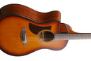 Violão Canhoto Aço Eletroacústico Ibanez AAM50LCE-OLB