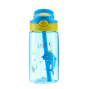Squeeze Garrafa Infantil Com Canudo Hidratação  Cor:laranja