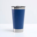 Copo Térmico Cerveja Café Aço Inox 473ml Abridor Cor:branco
