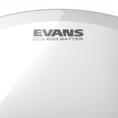 Pele Batedeira Para Bumbo 20' Evans EQ3 Transparente BD20GB3