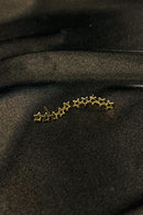 Brinco Ear Cuff Estrelas Pequenas Banhado Em Ouro 18k Cor:dourado