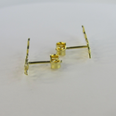 Brinco Ear Cuff Estrelas Pequenas Banhado Em Ouro 18k Cor:dourado